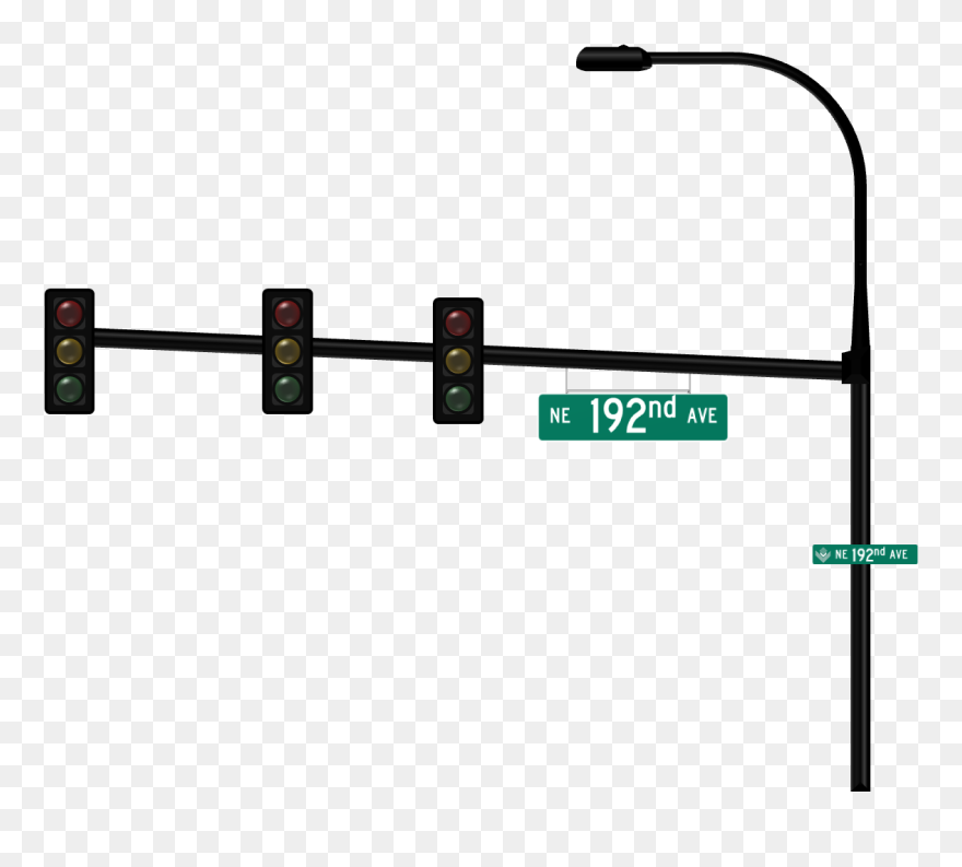 Lighting - Png - Street Traffic Light Png Clipart