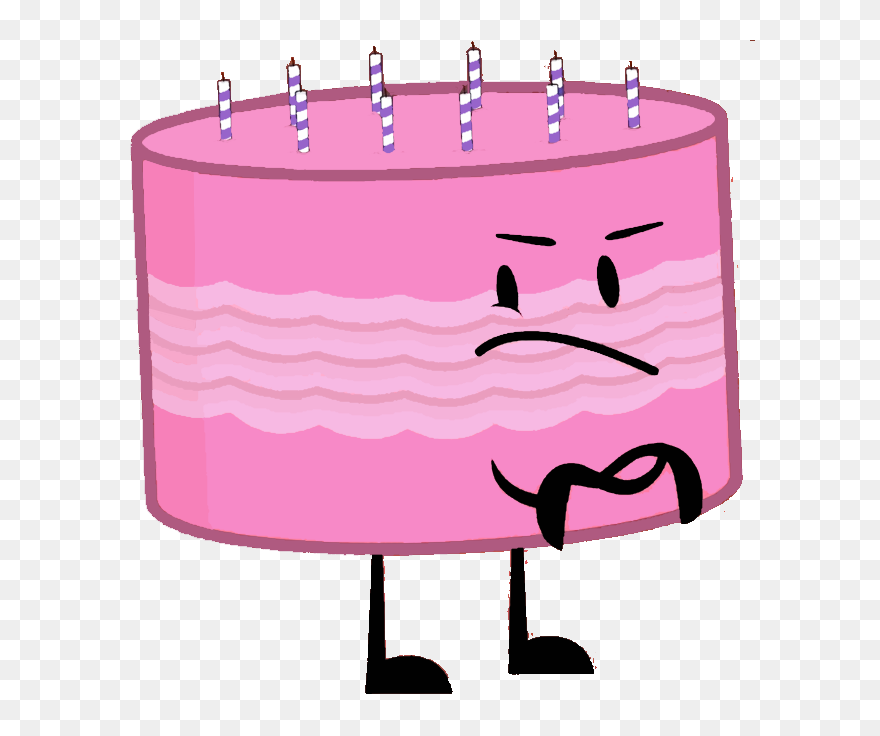 Transparent Birthday Cake No Candles Clip Art - Object Invasion Cakey - Png Download