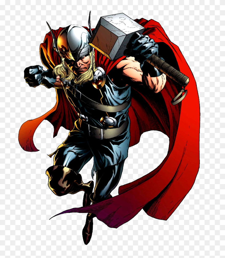 America Comics Thor Book Comic Captain Marvel Clipart - Thor Marvel Comics - Png Download