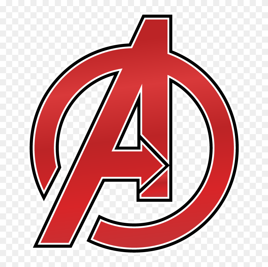 Logo Captain Hulk America Thor Free Frame Clipart - Avengers Logo Clipart - Png Download