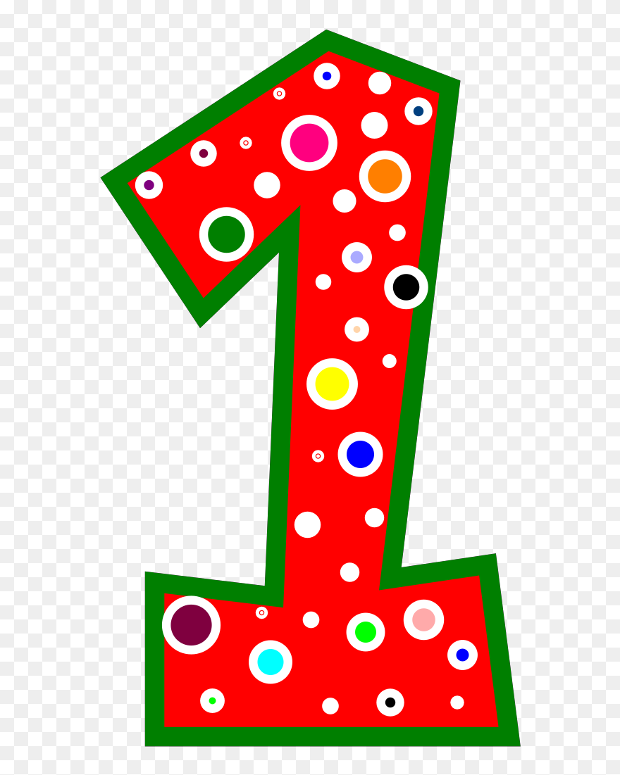 Polka Dot 1 Red Clipart
