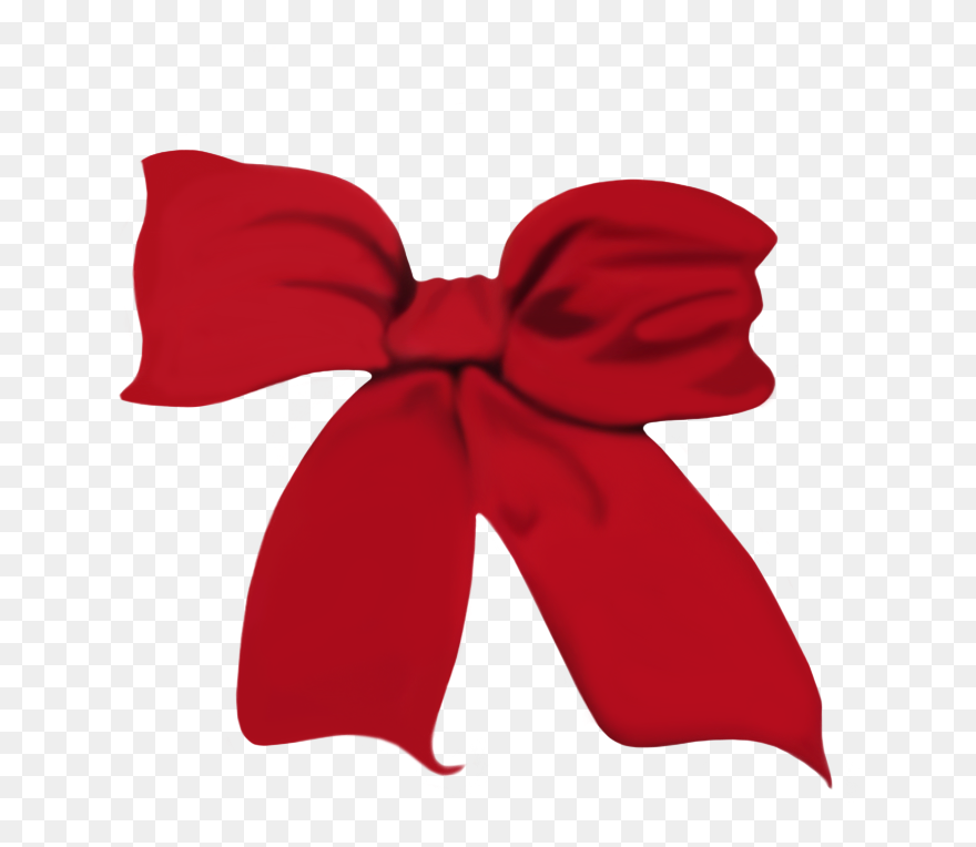 A Red Christmas Bow Img 2731 By Wdwparksgal Stock - Clip Art - Png Download