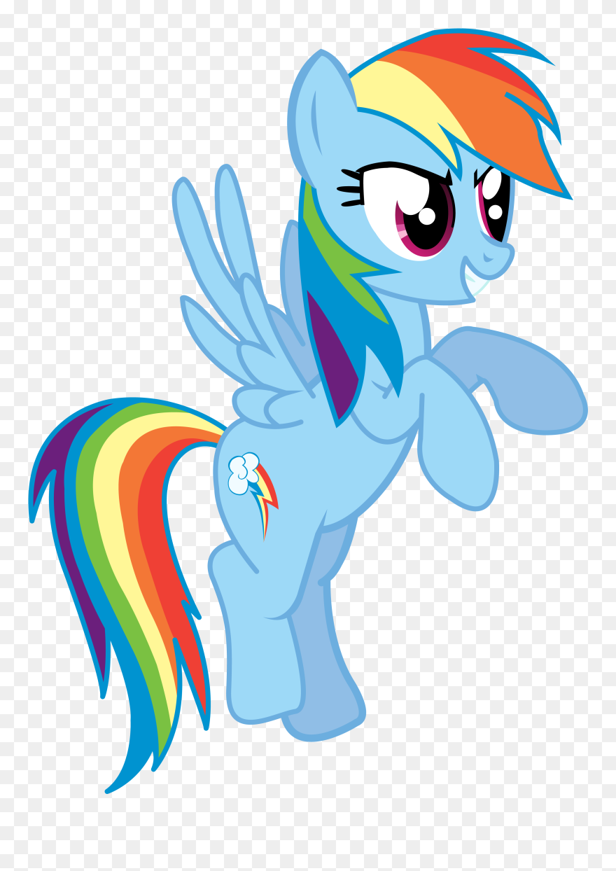 Rainbow Dash Thinks She"s Really Overdoing It - Colour Is Rainbow Dash Clipart