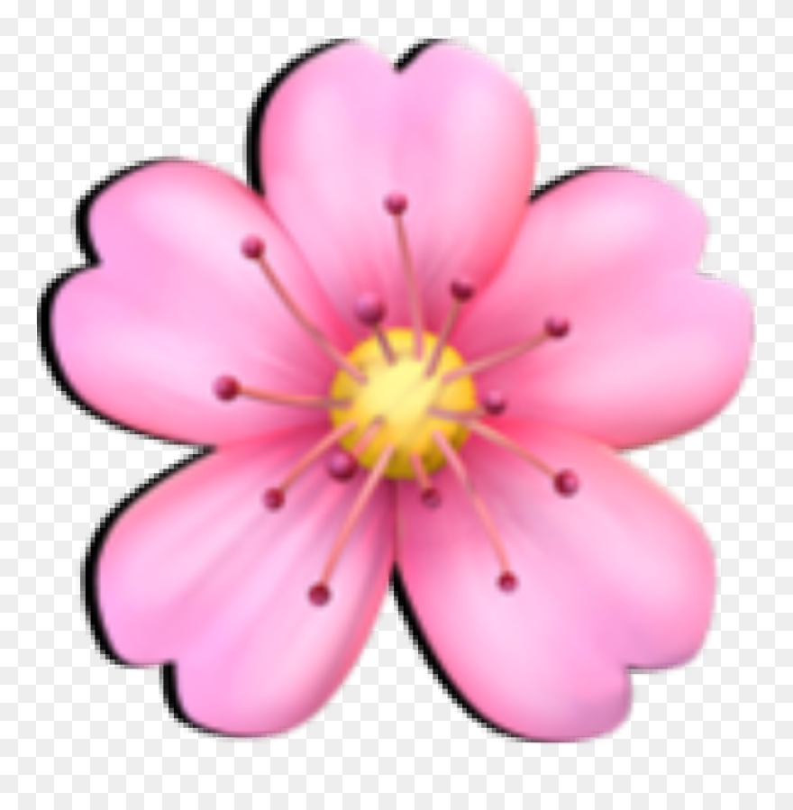 Download Flor Emojis 💓 Iphone Flower Emoji Png Clipart (5390094