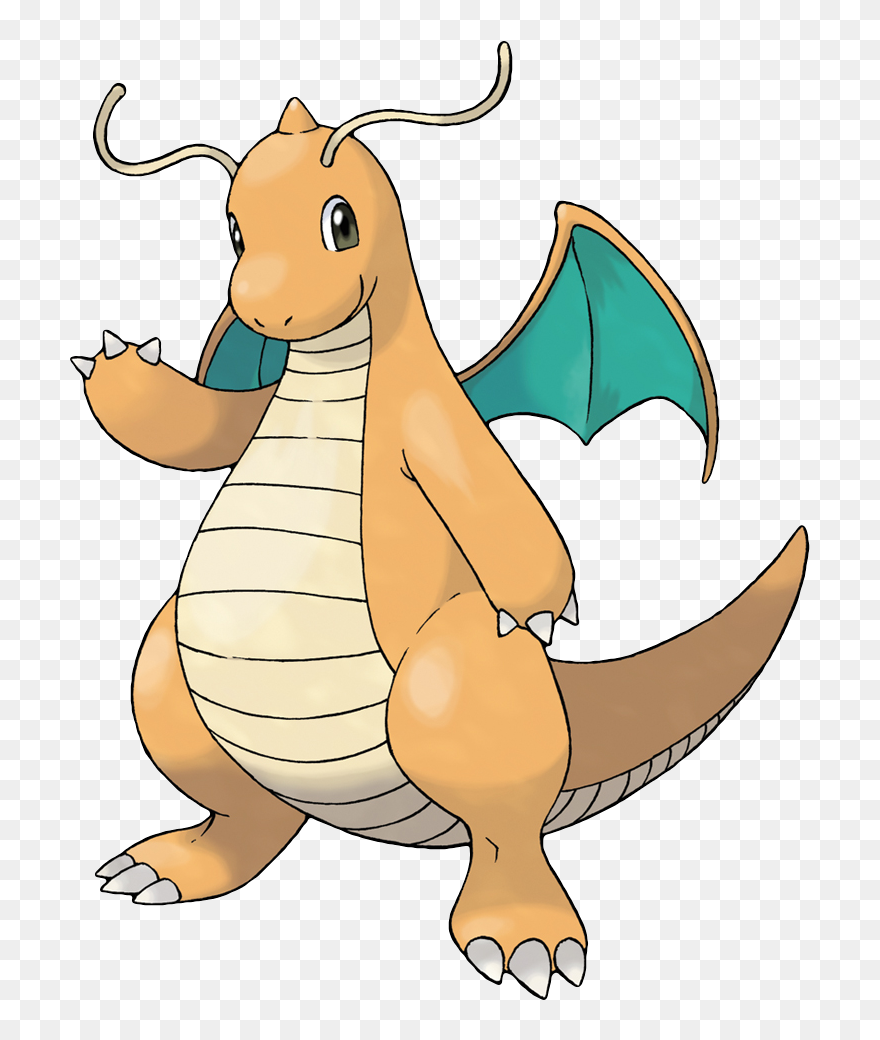 Cute Pokemon Dragonite Clipart