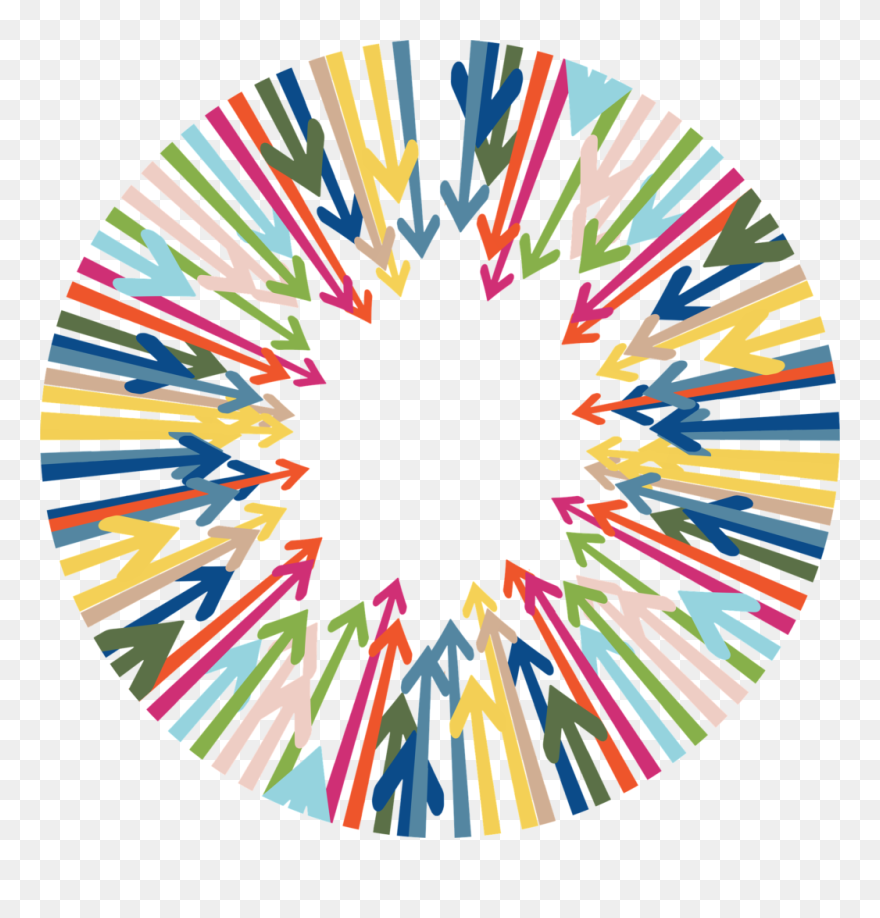 Circle With Arrows Inside Clipart