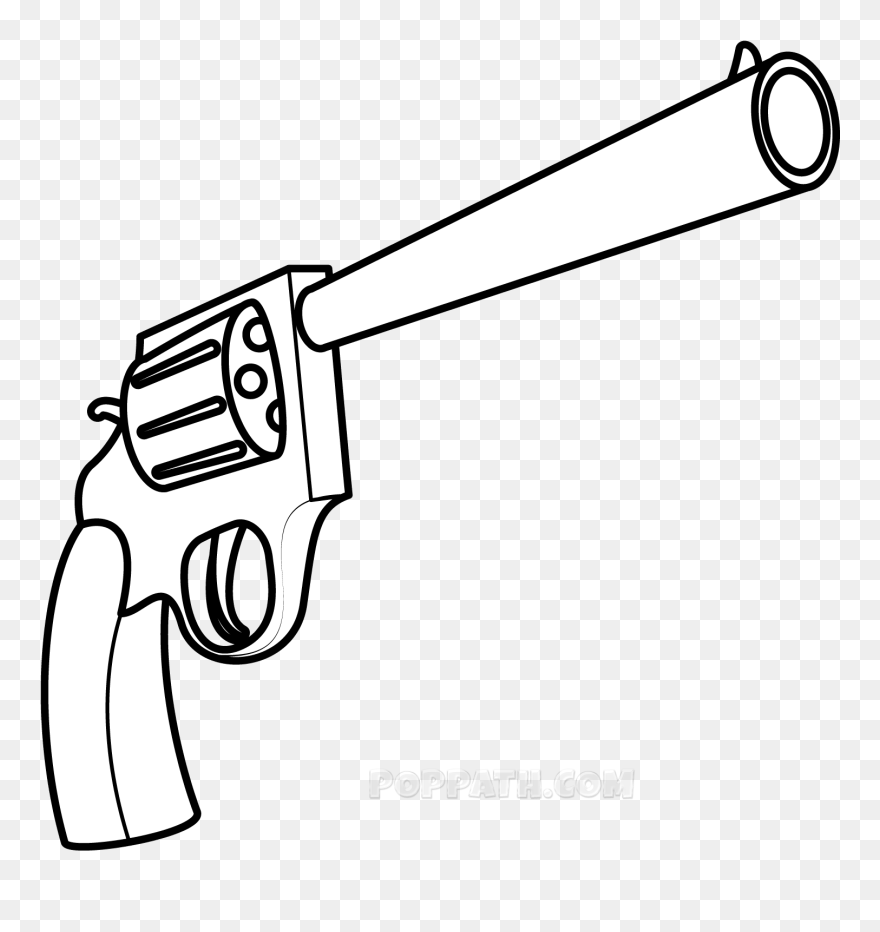 Collection Of Free Texas Drawing Pistol Download On - Drawing Of Guns Easy Clipart