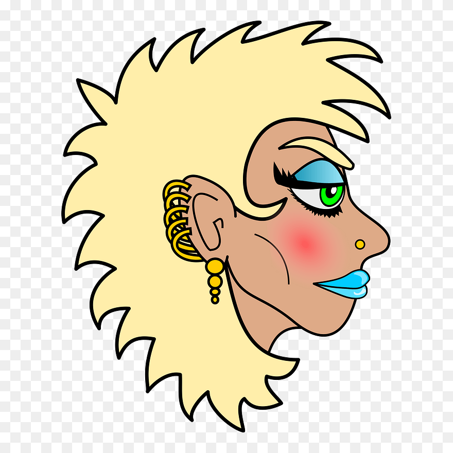 Metal Girl 2 Clipart - Cartoon - Png Download