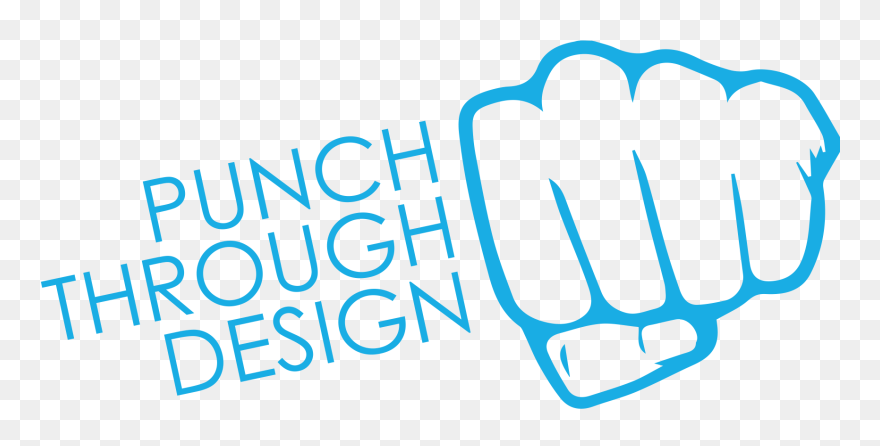 Transparent Punching Clipart - Punch Through Design - Png Download