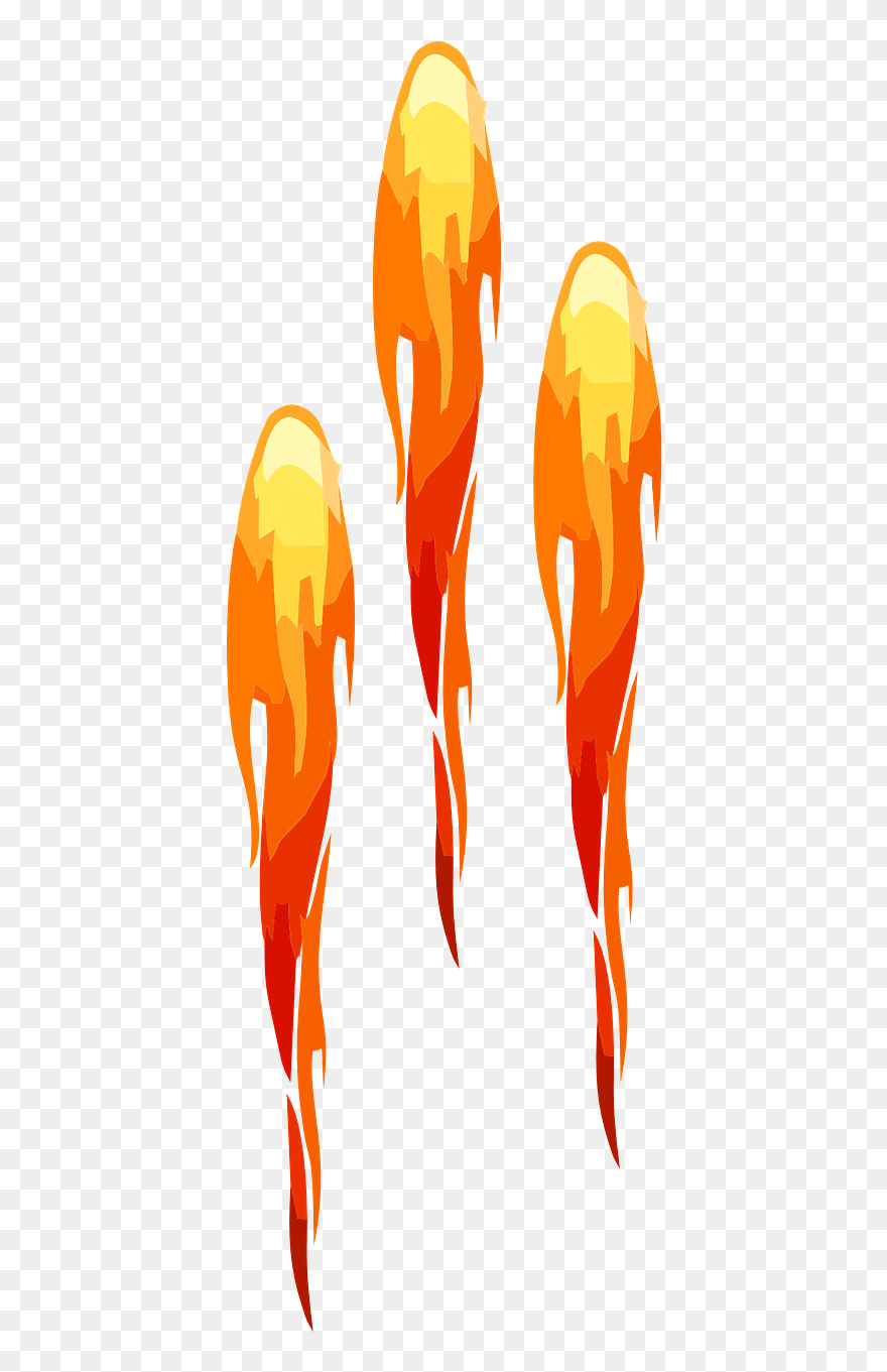 Transparent Rocket Fire Png Clipart