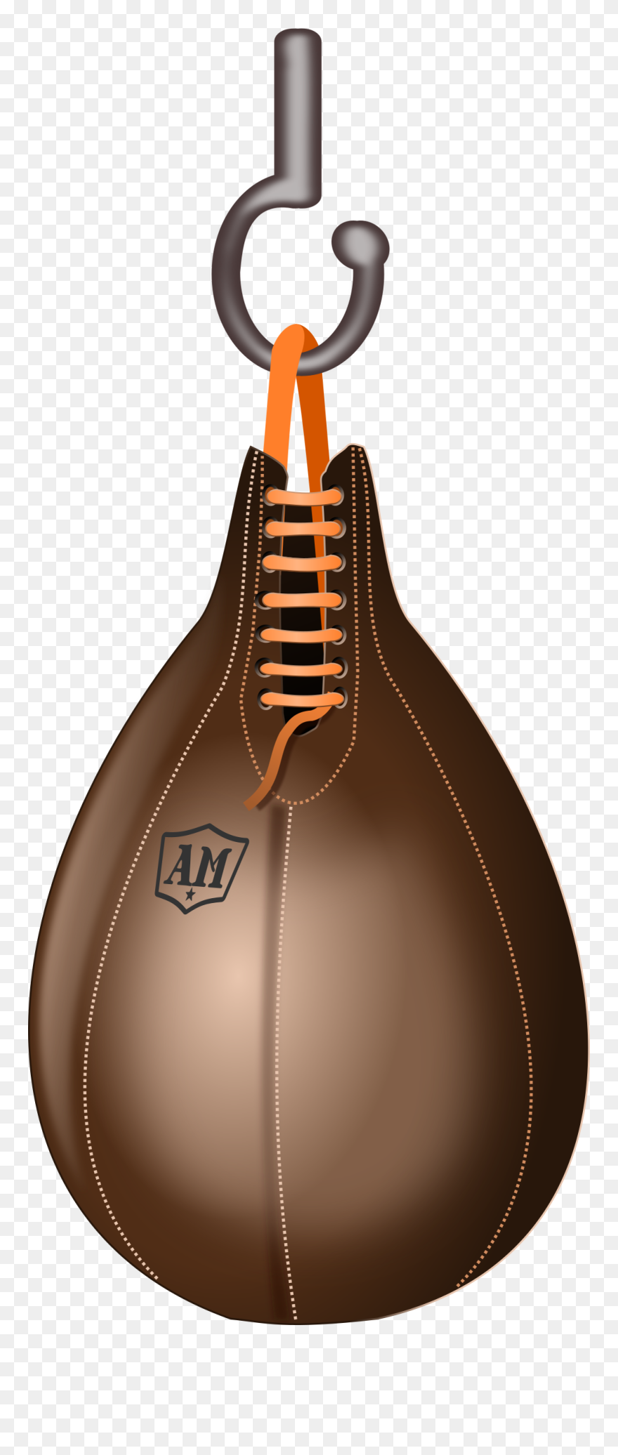 Boxing Speedbag Clip Arts - Boxing Bag Cartoon 3d - Png Download