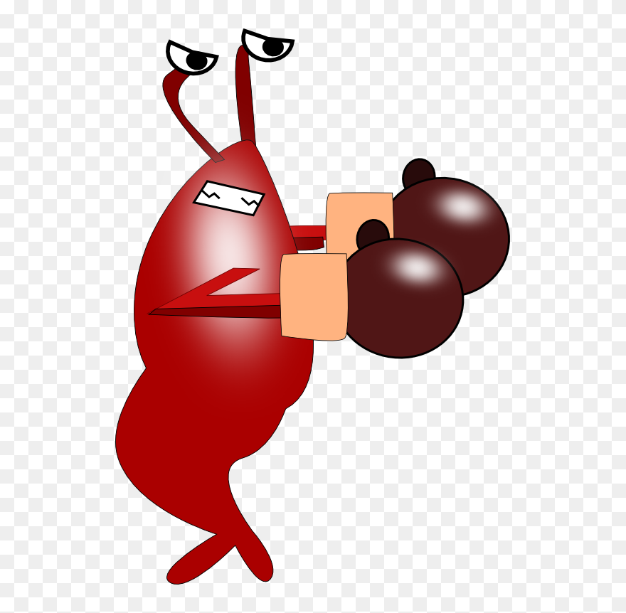 Boxing Turkey Clipart Banner Royalty Free Library Clipart - Mantis Shrimp With Boxing Gloves - Png Download
