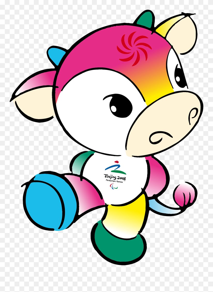 Beijing 2008 Paralympic Mascot Clipart