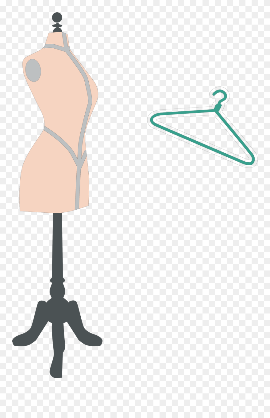Transparent Dress Form Clipart - Illustration - Png Download