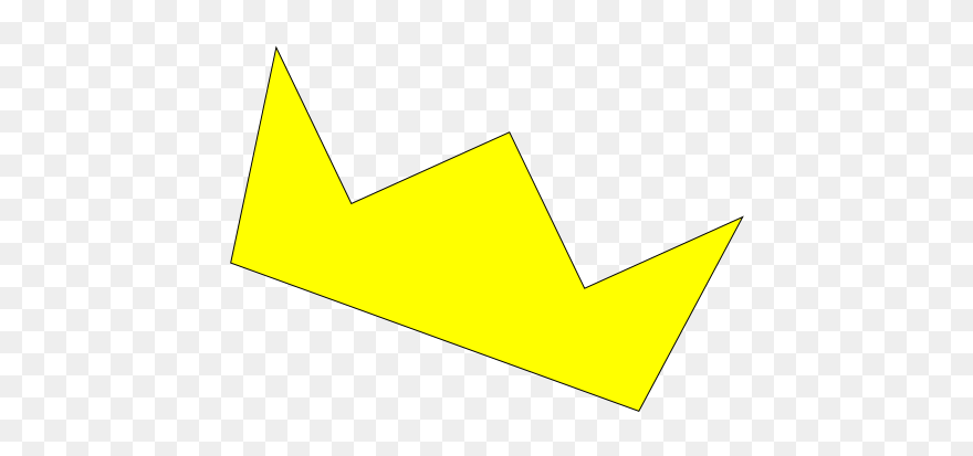 Crooked Crown Cliparts - Triangle - Png Download
