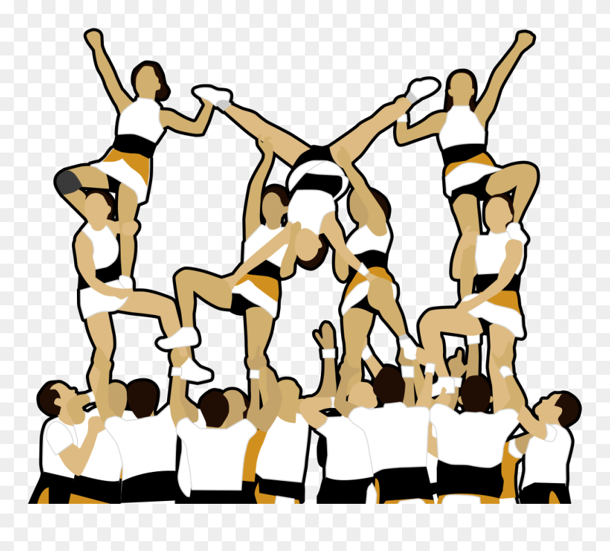 Football Cheerleader Clipart Clipart Free Library Abs-cbn - Cheerdance Clipart - Png Download