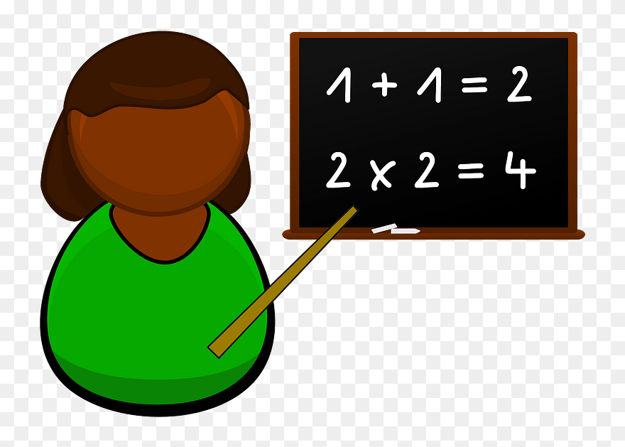 Teacher Clipart - Math Teacher Clipart - Png Download