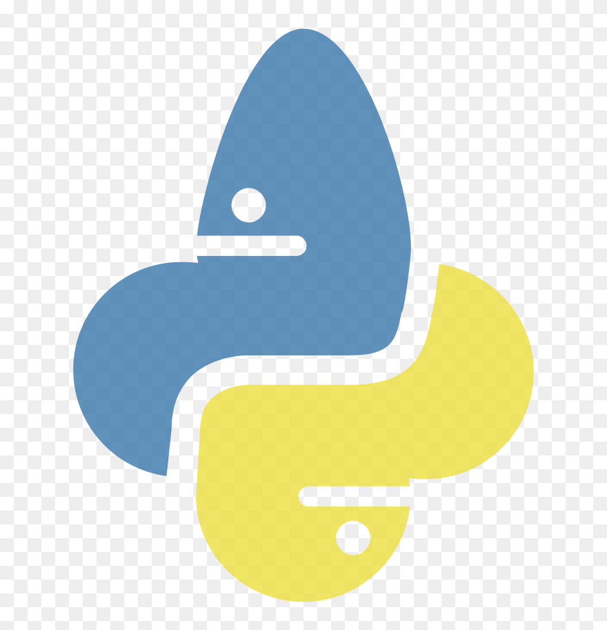 Python Logo Clipart Blue Snake - Travis Ci Python Logo - Png Download