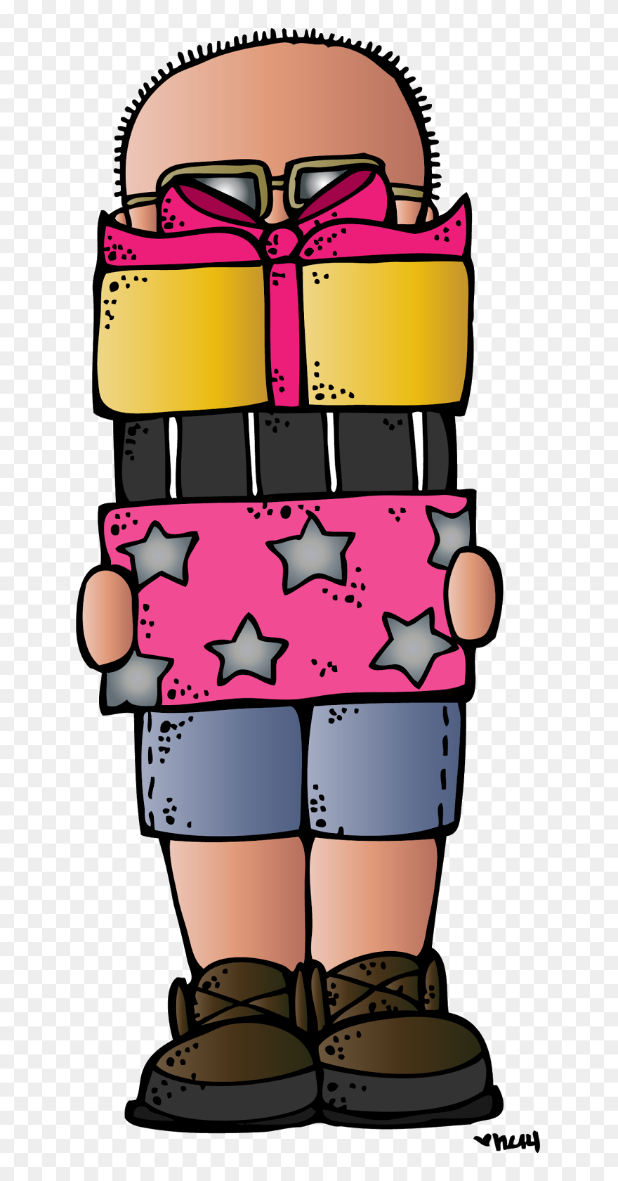 Clipart Birthday Gift Melonheadz - Png Download