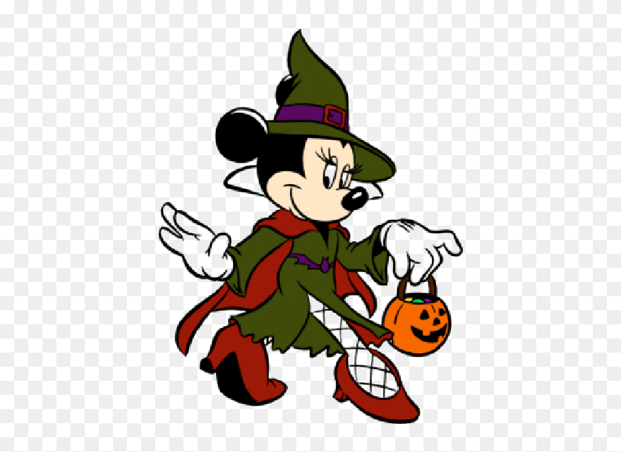 Disney Clipart Halloween - Halloween Cartoon Disney Witch - Png Download