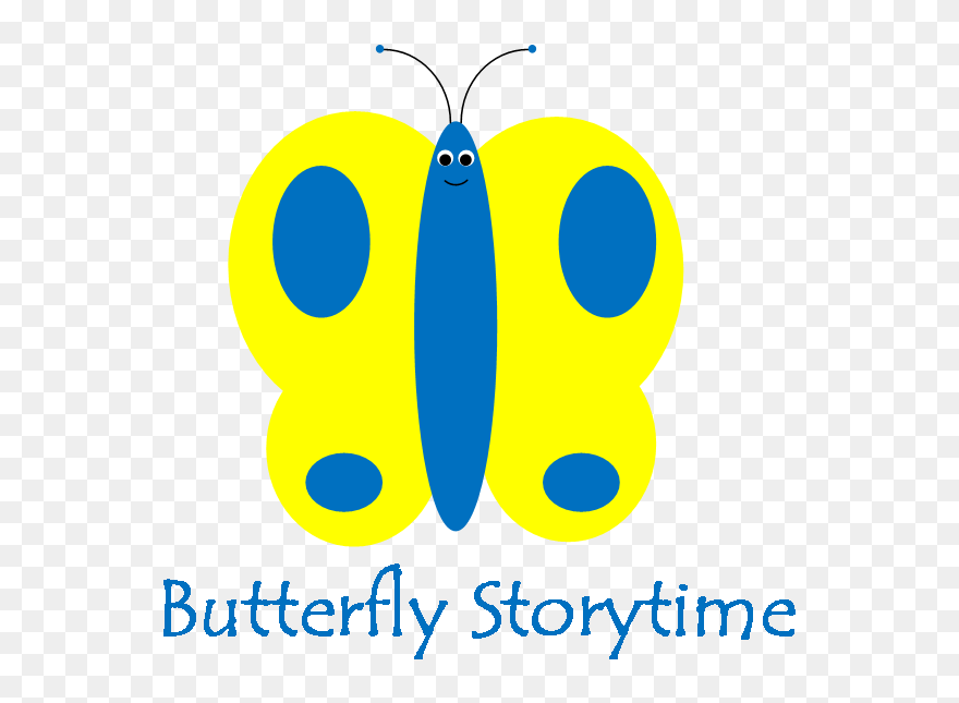 Butterfly Narrating Tales Of - Butterfly Storytime Clipart