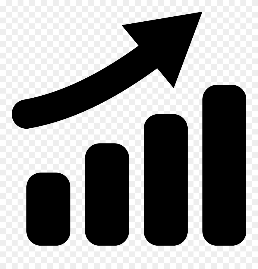 Up Graph Png - Level Up Icon Png Clipart