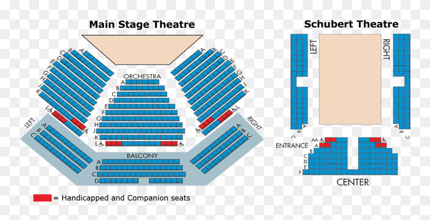 Labuda Center Seating Charts - Labuda Center For Performing Arts Clipart