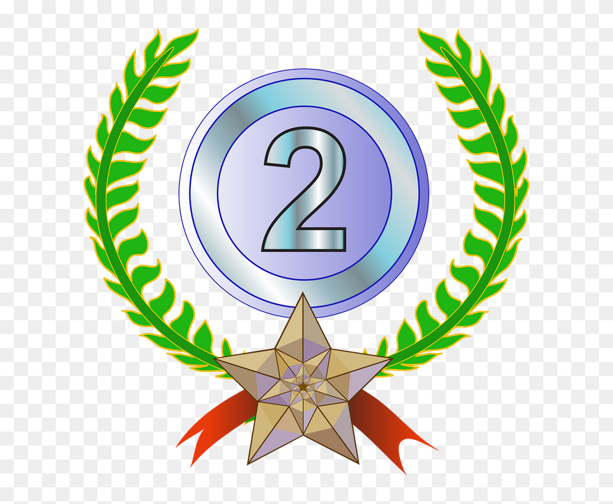 #2award-41583 1280 - 2nd Place Clipart - Png Download (#5391885