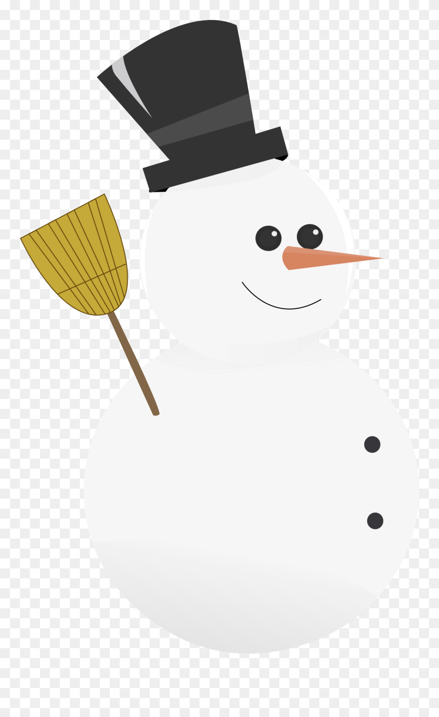 Cute Snowman Clipart - Snowman - Png Download