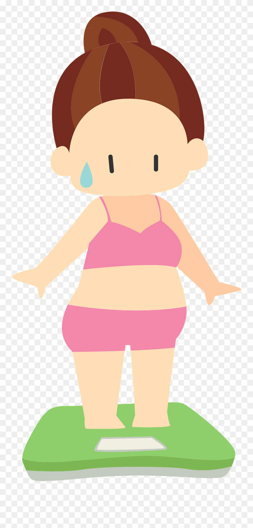 無料 イラスト 肥満 女性 Clipart