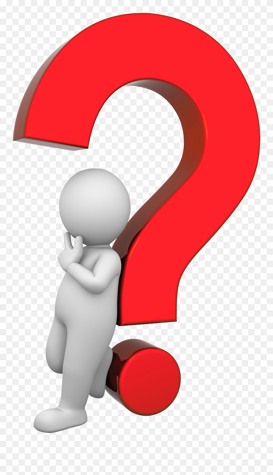 Animation Question Mark Clip Art - Question Mark Man Png Transparent Png
