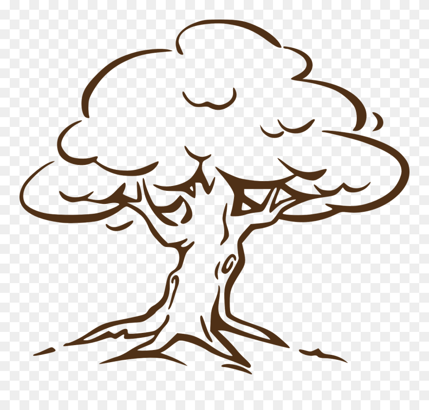 White Oak Tree Clipart - Png Download