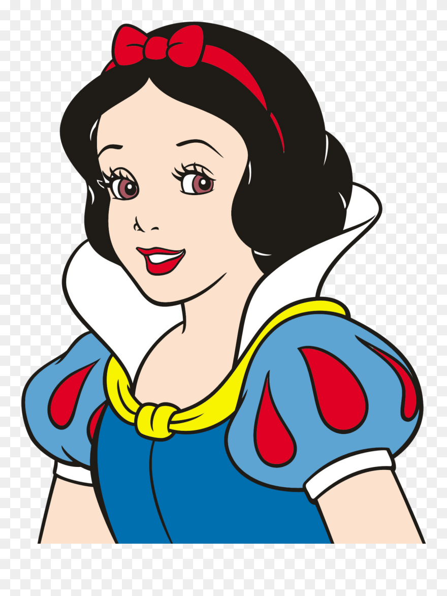 Toddler Clipart Snow White - Snow White Face Drawing - Png Download