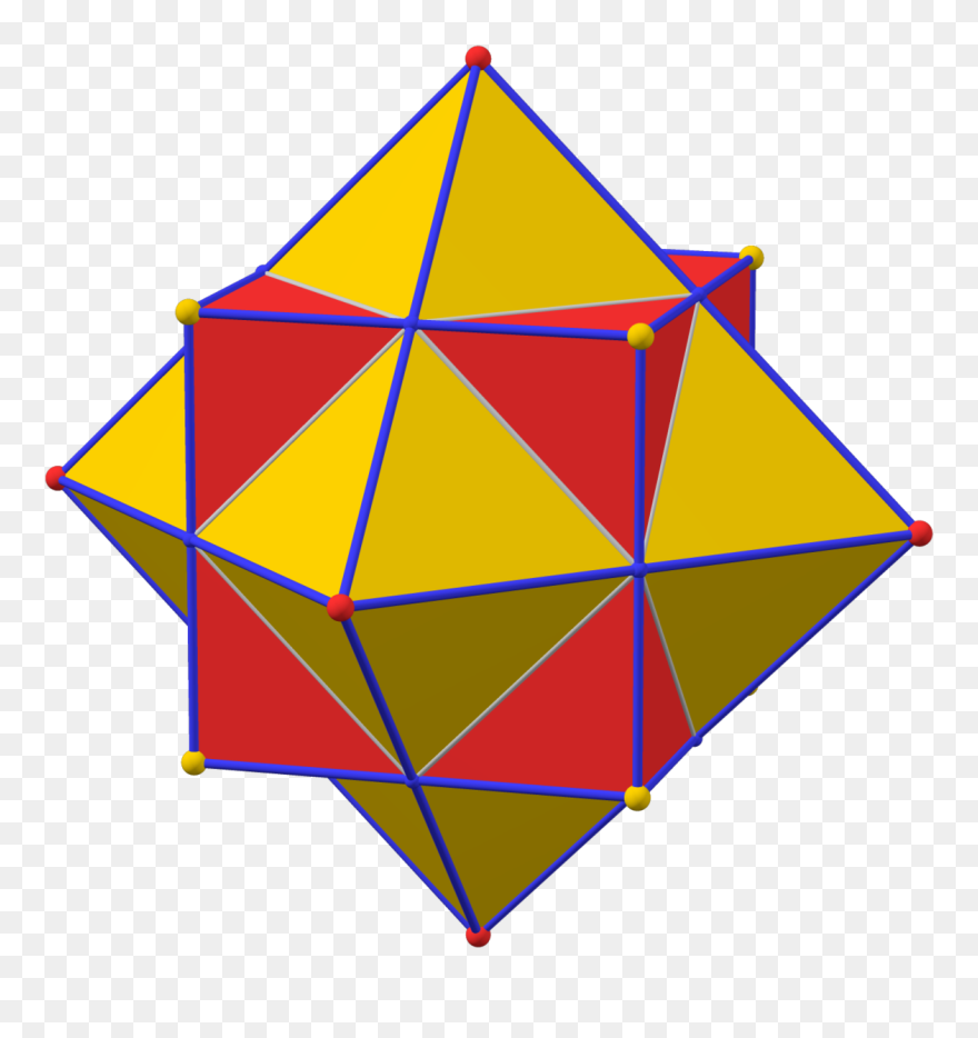 Geometry Clipart Two Dimensional - Dual Polyhedron - Png Download