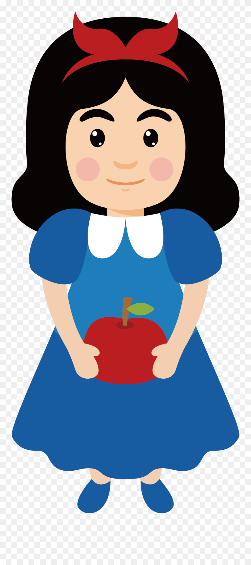 Snow White Clipart Toddler - Little Red Riding Hood All Character - Png Download