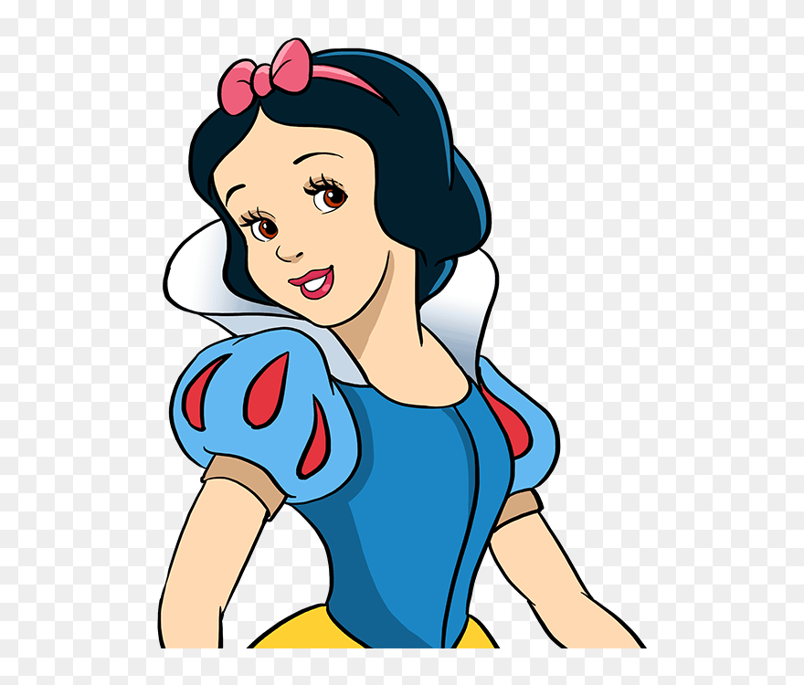 How To Draw Snow White - Easy To Draw Snow White Clipart