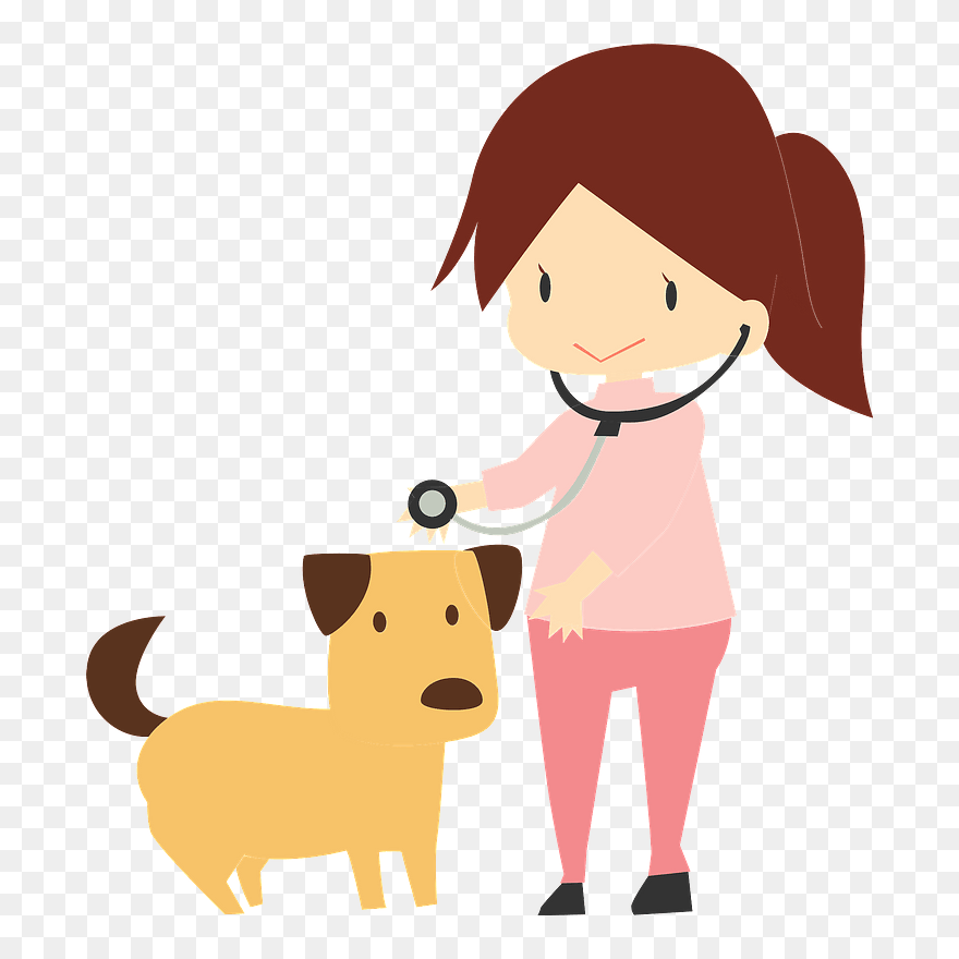 Veterinary Physician Dog Clipart - 獣 医師 イラスト 無料 - Png Download