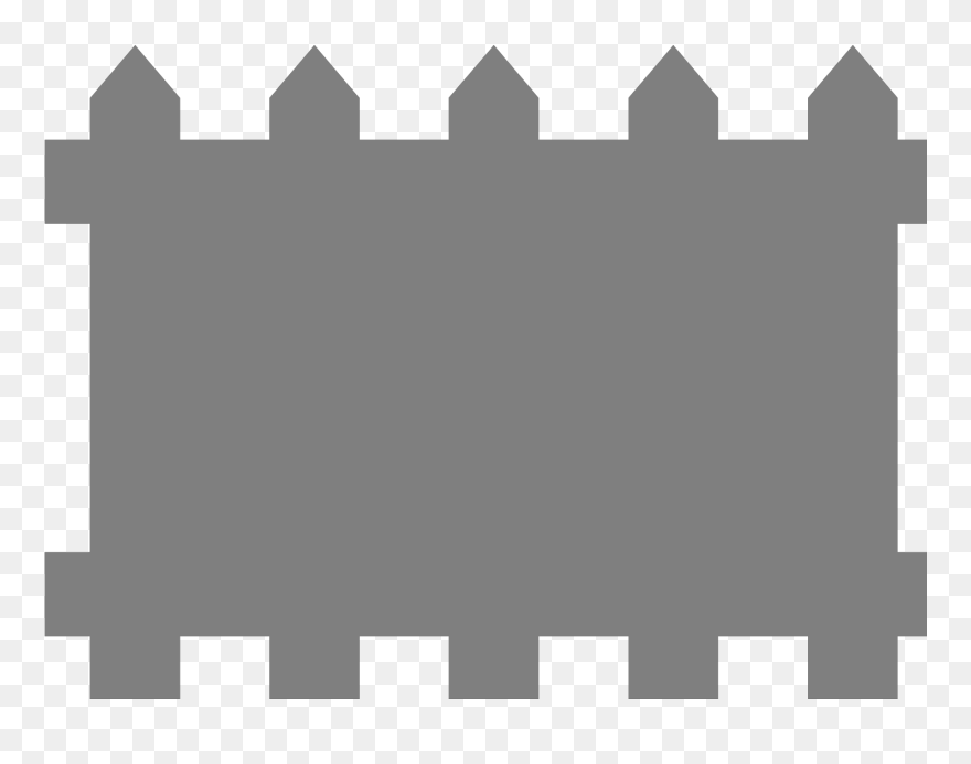 White Picket Fence Cartoon Clipart