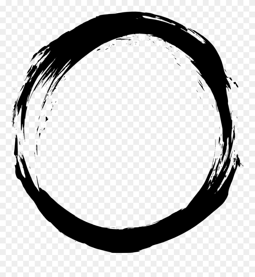 Circle Png - Black Circle Border Png Clipart