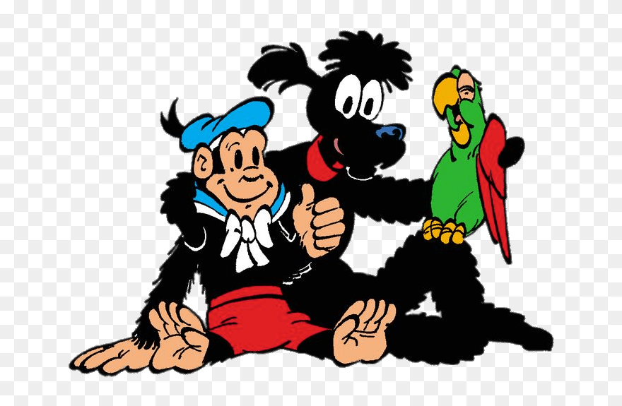 Choco, Pekkie And Flip - Cartoon Clipart