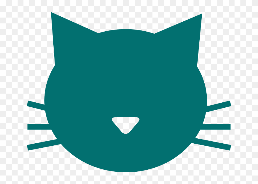 Gary T - - Silueta De Cabeza De Gato Clipart