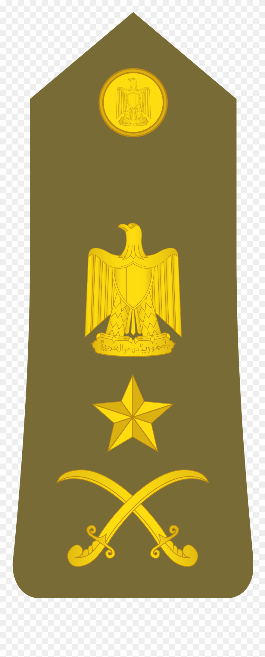 Egypt Army Ranks Clipart