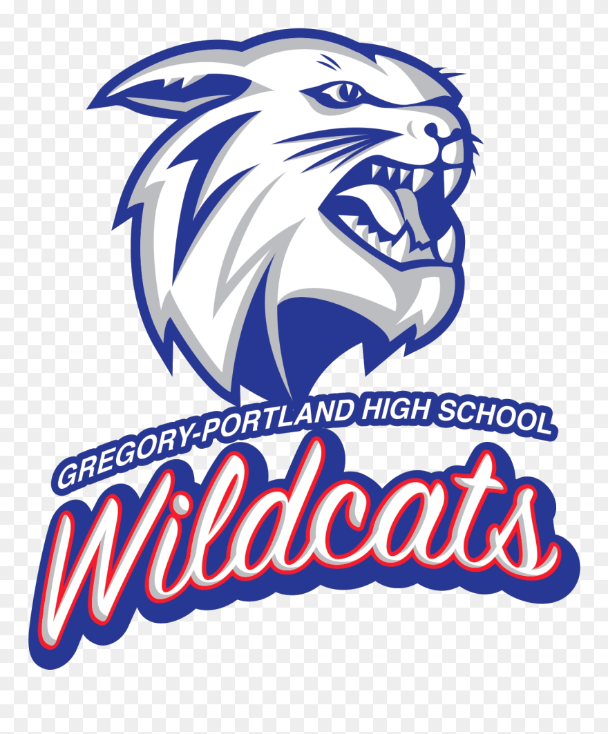 Wildcat Football Clipart Clipart Freeuse Download The - Gregory Portland Wildcats - Png Download