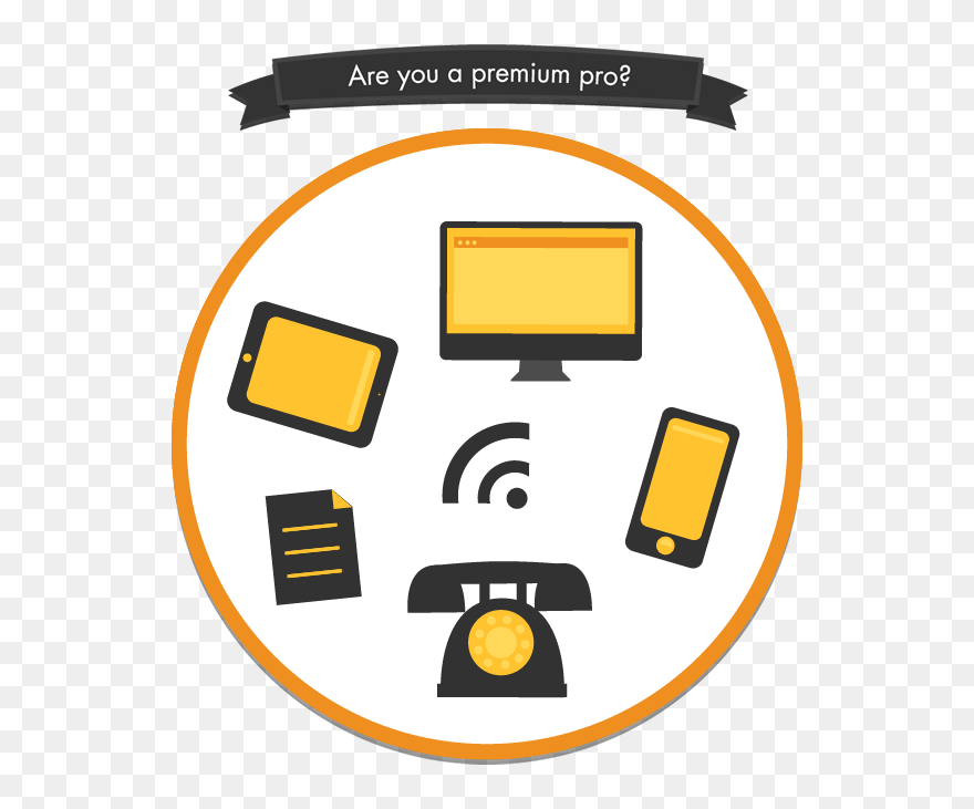 Boy Thinking About Devices Clipart