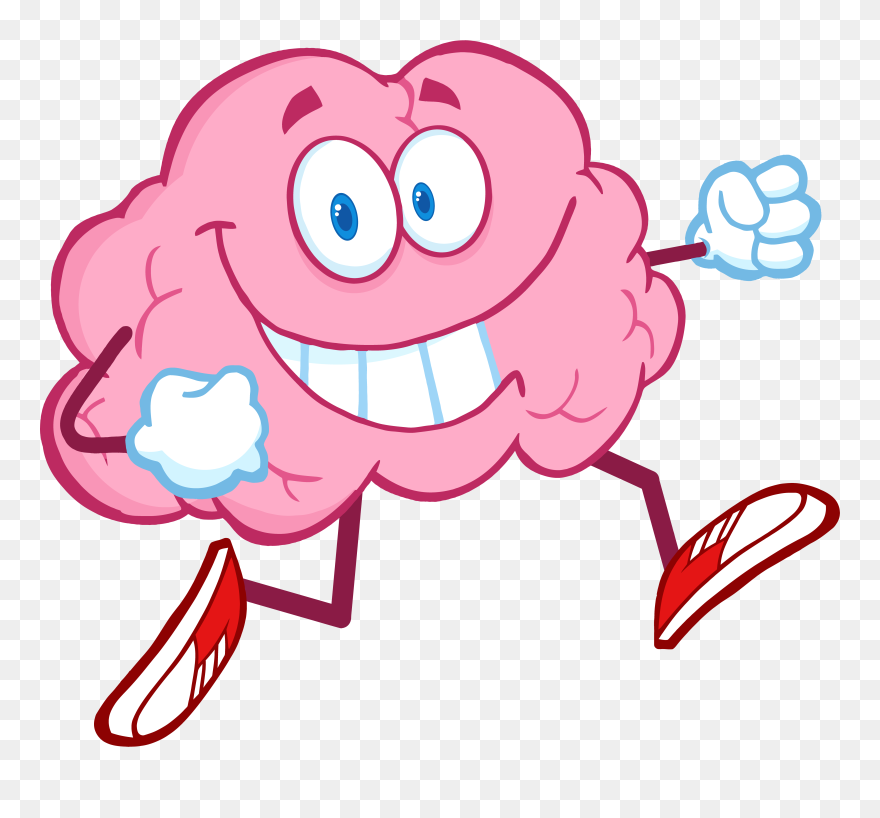 Png 5827 Royalty Free Clip Art Healthy Brain Cartoon - Healthy Brain Cartoon Transparent Png