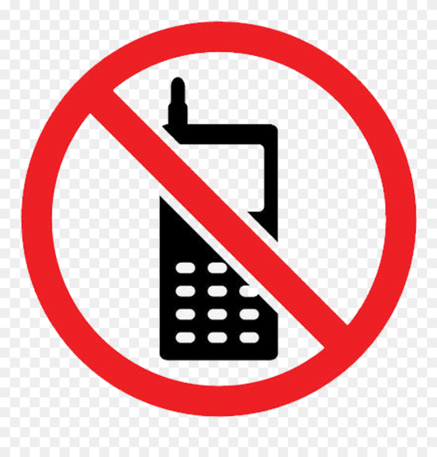 No Cell Phone - Never Use Mobile Phone While Driving Clipart