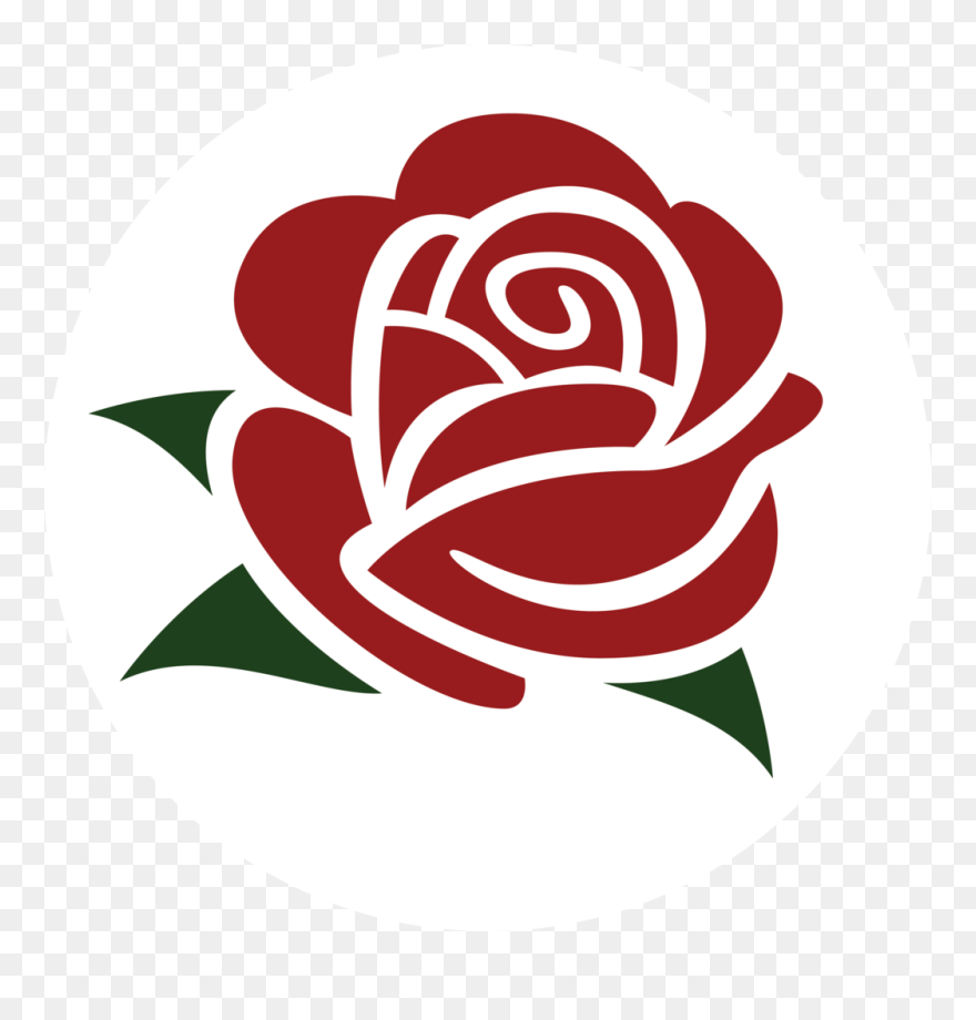 Vector America Usa Of Socialist Socialism Rose Clipart - Democratic Socialist Rose - Png Download