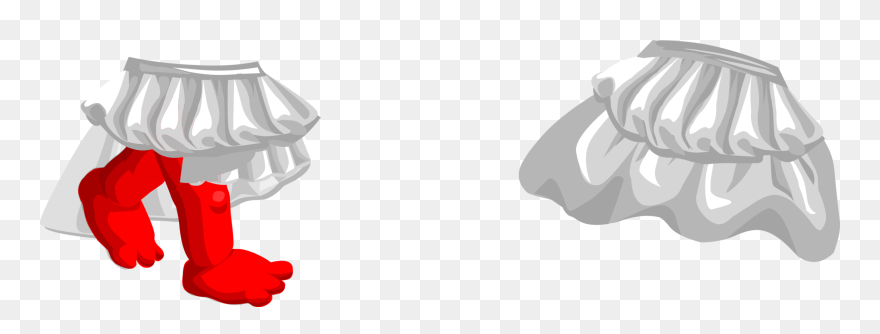 Skirt Clipart Different Clothes - Grey Tutu Skirt Clipart - Png Download