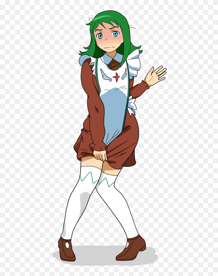 Leg Clipart Short Leg - Anime Skirt Too Short - Png Download