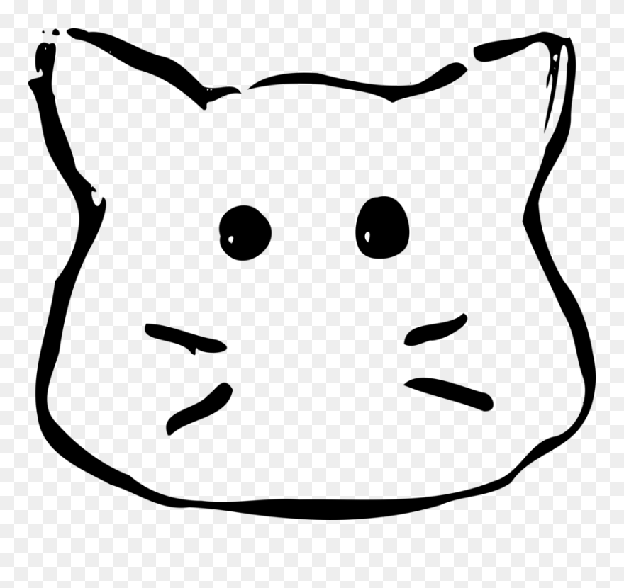 Line Art,head,monochrome - Drawing Clipart